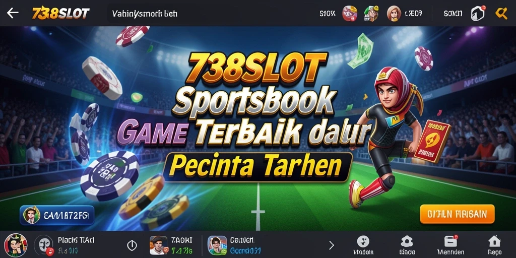Tampilan gameplay menarik dari aplikasi Sportsbook 738SLOT.