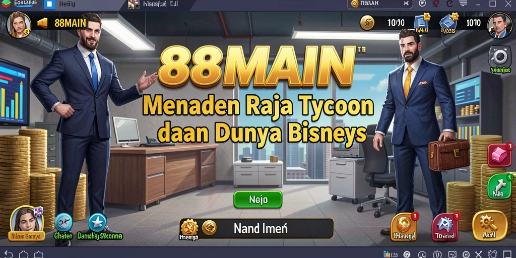 Tampilan gameplay Tycoon yang menarik dan adiktif.
