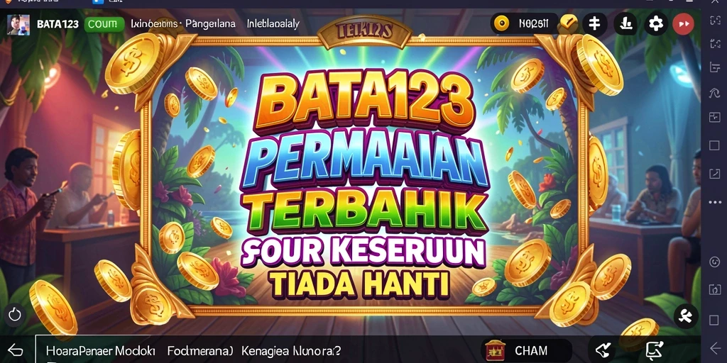 Screenshot gameplay BATA123 menunjukkan serunya mesin Slot yang berwarna-warni.
