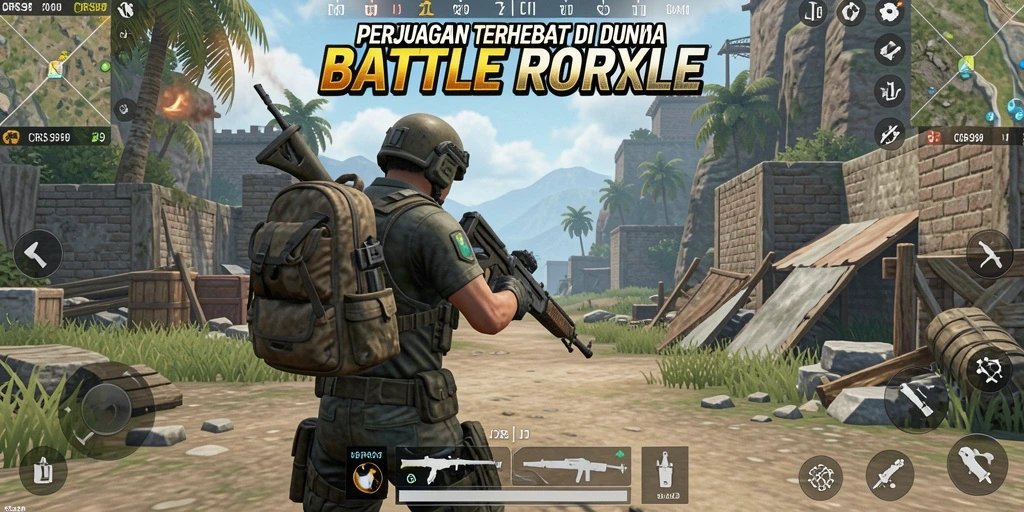 Gameplay intens di <strong>CRS99</strong> saat bertarung untuk bertahan hidup.