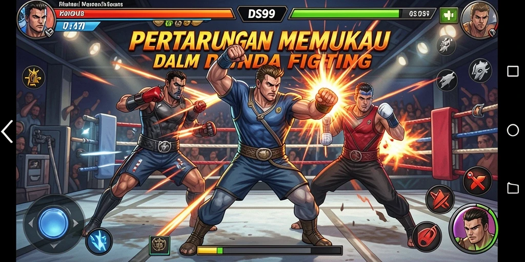 Tangkapan layar dari gameplay DS99 yang mendebarkan dan penuh aksi.
