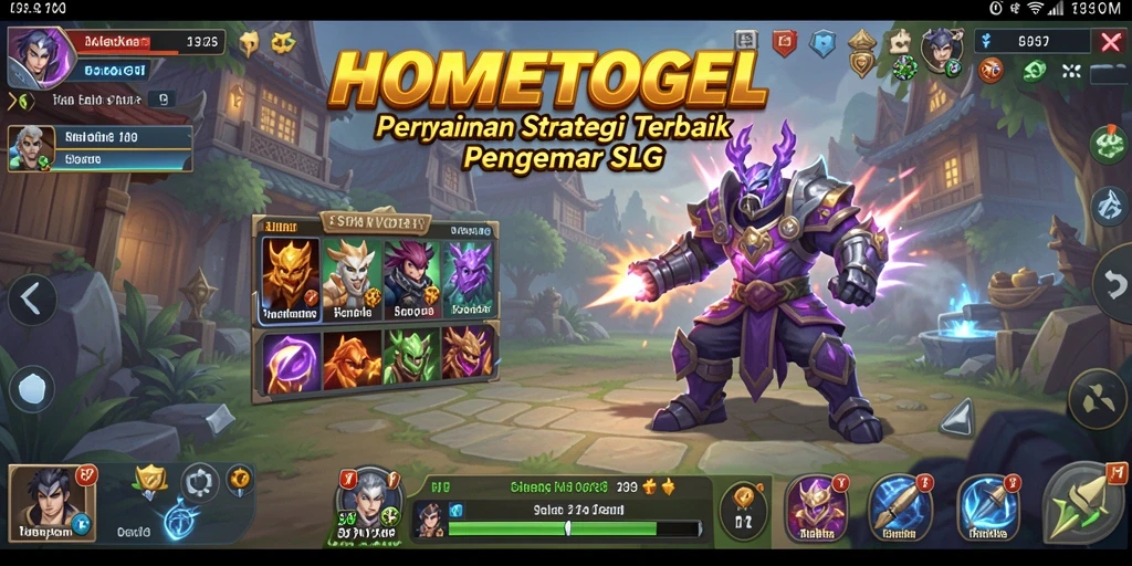 Tampilan menarik dari gameplay SLG HOMETOGEL yang memukau.