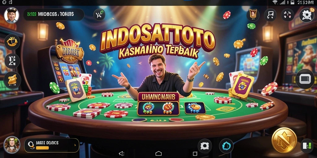 Tampilan gameplay seru di INDOSATTOTO dengan berbagai pilihan permainan Kasino.