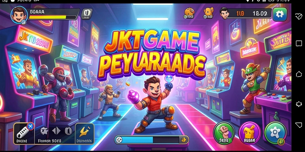 Tampilan gameplay seru dan penuh aksi di JKTGAME.