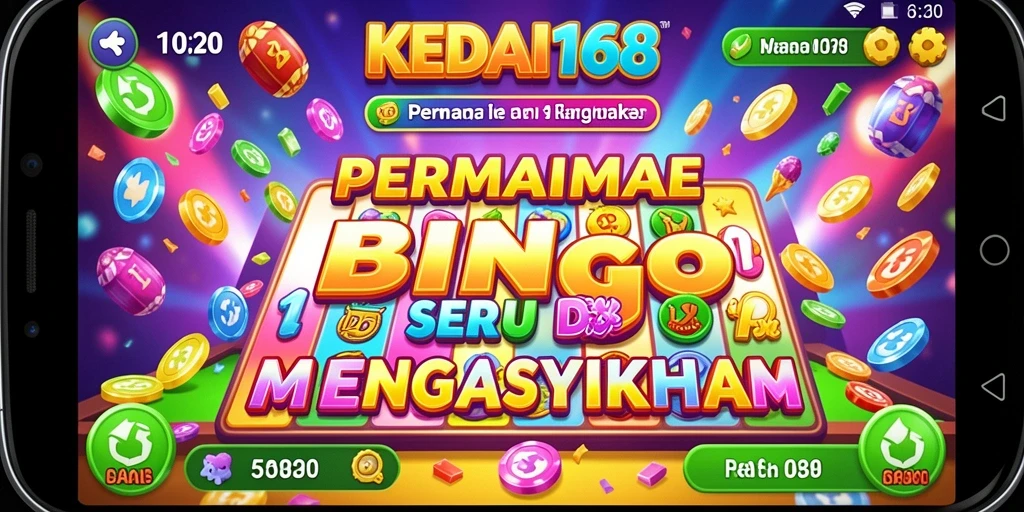 Screenshot gameplay Bingo KEDAI168 yang seru dan menakjubkan.