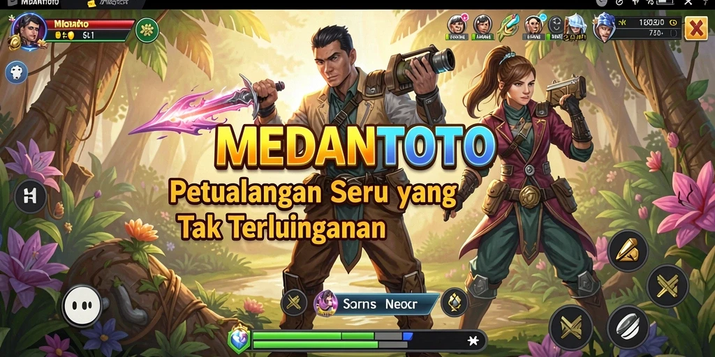 Screenshot MEDANTOTO menampilkan aksi dalam permainan petualangan yang mendebarkan.