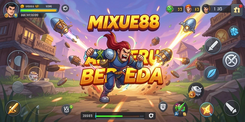 Tampilan gameplay seru dan mendebarkan dari MIXUE88.
