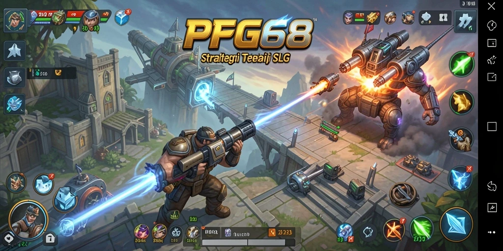 Gameplay PGG68 yang seru dan menantang strategi.