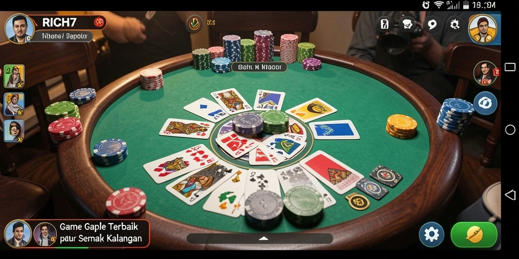 Tampilan gameplay RICH7 yang seru dan interaktif.