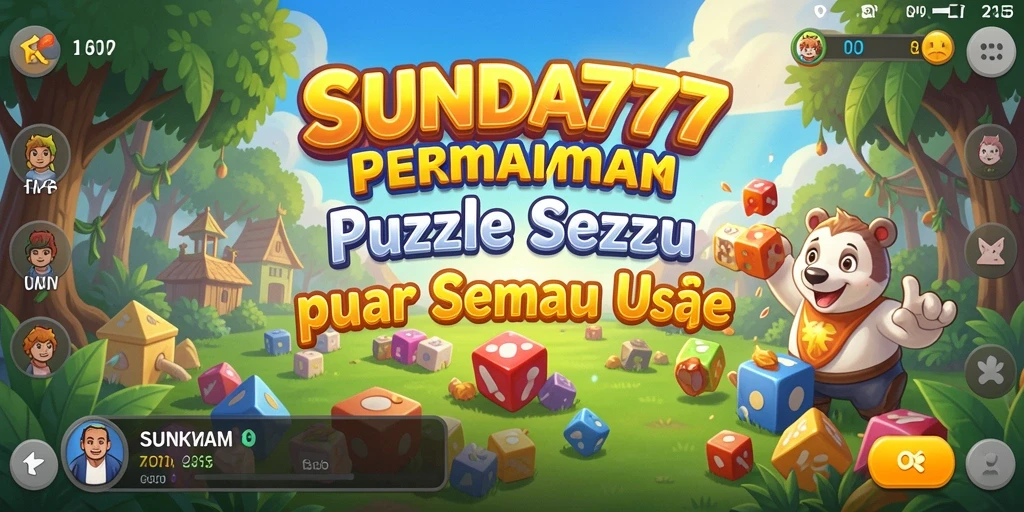 Screenshot utama SUNDA777 menampilkan gameplay Puzzle yang menantang dan menarik.